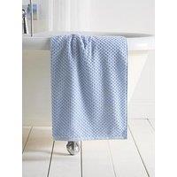 Dreams & Drapes Popcorn Check Towel Collection Blue
