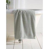 Dreams & Drapes Popcorn Check Towel Collection Green
