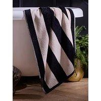 Laurence Llewelyn-Bowen Festivo Stripe Towel Collection Black