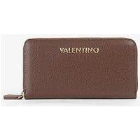 Valentino Divina Zip Around Wallet - Brown