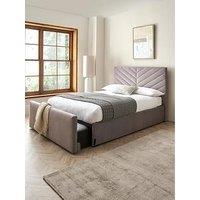 The Very Collection Eagan & End Storage Drawer & Bed With Mattress Options (Buy & Save!) - Grey - Bed Frame Only