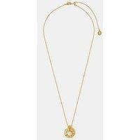 Accessorize 14Ct Gold-Plated Pearl Coin Necklace - Gold
