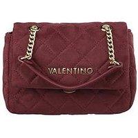 Valentino Ocarina Suede Flap Bag - Red