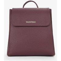 Valentino Structured Top Handle Backpack - Red