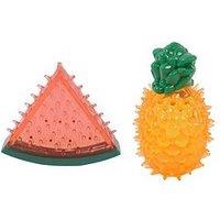 M-Pets Cooling Dog Toy 2 Pack Watermellon & Pineapple