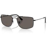 Ray-Ban Ray Ban Explorer Iii Rectangular Sunglasses - Black