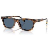 Polo Ralph Lauren 0Ph4240U Wayfarer Sunglasses - Brown