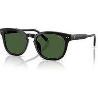 Polo Ralph Lauren 0Ph4242U Round Sunglasses - Black