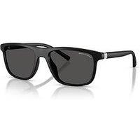 Armani Exchange 0Ax4167Su Rectangular Sunglasses - Black
