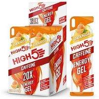 High5 Energy Gel Caffeine 20 X 40G Sachet Orange
