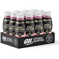 Optimum Nutrition Optimum Nutrition - Protein Shake Rtd - Strawberry - 12 X 330Ml