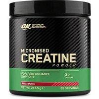 Optimum Nutrition Micronised Creatine Powder - Fruit Punch- 247.5G