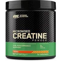 Optimum Nutrition Micronised Creatine Powder - Orange - 247.5G