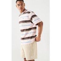 Adidas Originals Mens Stripe T-Shirt - Pink