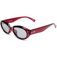 Le Specs Le Specs Womens Le Bijou Oval Tinted Sunglasses - Red