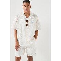 Adidas Originals Mens Resort Shirt - Light Beige