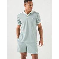 Adidas Originals Mens Waffle Polo - Green