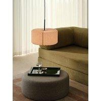 Nordlux Vivienne 40 Pendant Light Black With Paper And Linen Fabric