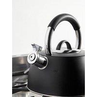 Vonshef 2.5L Black Whistling Stove Top Kettle
