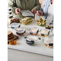 Vonshef Glass Food Storage Containers - 12 Piece Set