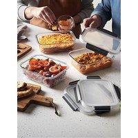 Vonshef Glass Food Storage Containers - 3 Piece Set