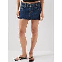 Levi'S Belted Mini Skirt
