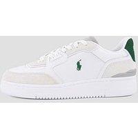Polo Ralph Lauren Masters Court Leather Trainers - White
