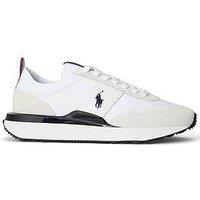 Polo Ralph Lauren Train 89 Suede/Nubuck/Nylon Sneakers - White