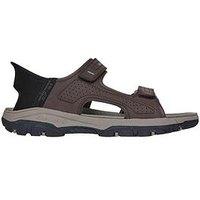 Skechers Tresmen Reece Sandals - Dark Brown