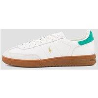 Polo Ralph Lauren Bedford Leather/Suede Trainers - White