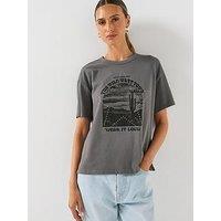 Levi'S Wild West Star Stud Vintage T-Shirt - Smoked Pearl - Grey