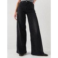 Levi'S 728 High-Rise Wide Leg Jeans - Worn Midnight
