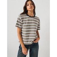 Levi'S Vintage Stripe Shortsleeve T-Shirt - Egret - Off White