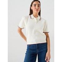 Levi'S Super Soft Summer Short Sleeve Polo Shirt - Egret - Off White