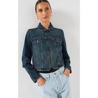 Levi'S Zip Original Trucker Denim Jacket - Blue