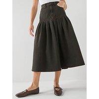 Levi'S Yoked Pleated Skirt
