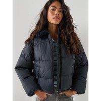 Levi'S Palmer Puffer Sherpa Jacket - Anthracite Night