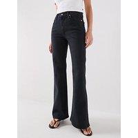 Levi'S Women'S Ribcage Rise Flared Stretch Jeans - Medium Indigo
