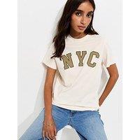 New Look Nyc Regular T-Shirt - White