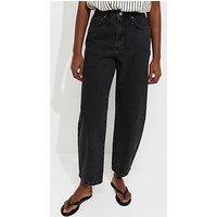 New Look Barrel Leg Jeans - Black
