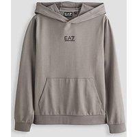 Ea7 Emporio Armani Boys Train Core Id Hoodie - Grey