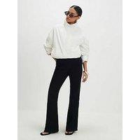 River Island Petite Relaxed Flare Robinson - Black