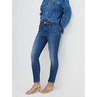 River Island Petite Molly Sculpt Chicago Jeans - Blue