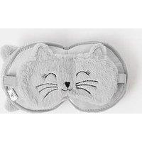 Accessorize Girls Cat Travel Pillow Set - Grey