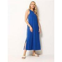 Long Tall Sally Ric Rac Sleeveless Dress - Blue