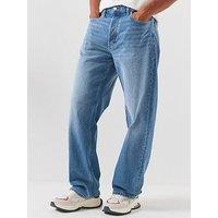 Tommy Jeans Jaimie Loose Straight Fit Jeans - Denim Medium - Dark Blue