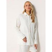 Long Tall Sally Tall Lurex Relaxed Shirt