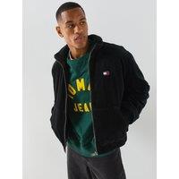 Tommy Jeans Washed Corduroy Jacket - Black