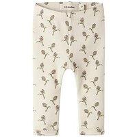 Lil Atelier Baby Girls Printed Leggings - Cream