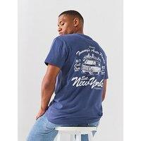 Tommy Jeans Back Graphic Novelty T-Shirt - Navy